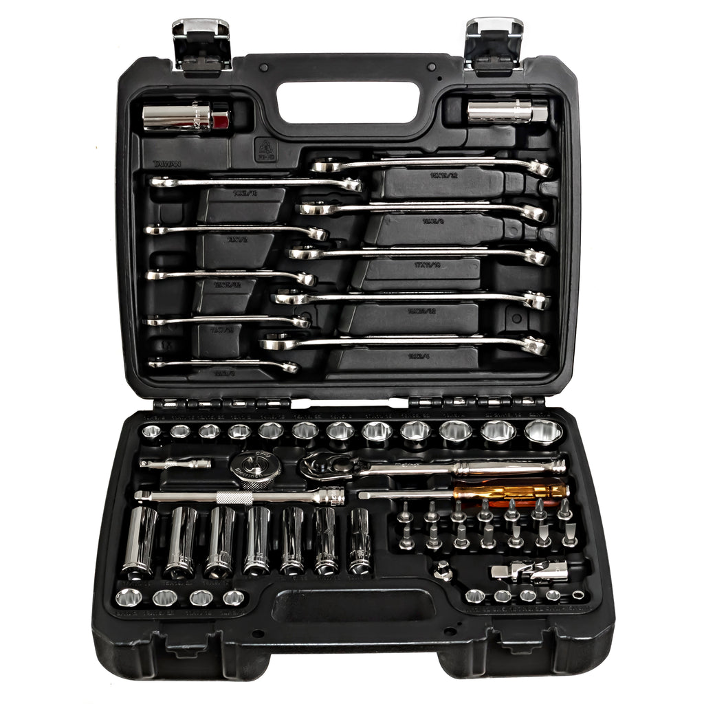 62pc Combination Wrench and Socket Set (NEW DESIGN) PRE-ORDER ONLY